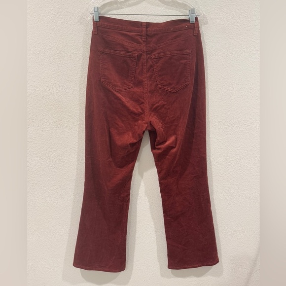 Uniqlo Brown Very High Rise Bootcut Corduroy Retro Cord Pants Size 10 - Picture 11 of 15
